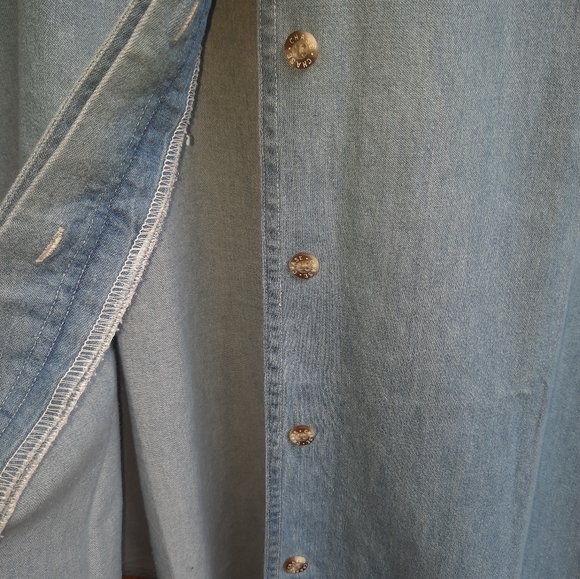 NWT Nascar Tony Stewart #20 Womens Denim Jean Vest Button Up Meduim - Picture 6 of 6